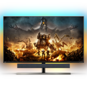 飞利浦（PHILIPS） 55英寸显示器 4K 144Hz HDR1000 Type-C65W 音箱 流光溢彩 电竞显示屏 559M1RYV