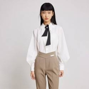 LILY 丽丽 女士灯笼袖衬衫 122159C4933