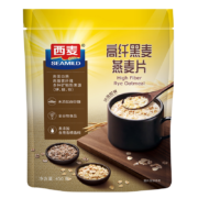 概率券、京喜APP：SEAMILD 西麦 高纤黑麦燕麦片 450g*2袋