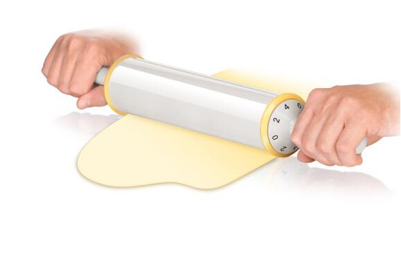 tescoma 捷克 烘焙工具面包披萨饼饺子皮擀面棍 可调节厚度擀面杖
