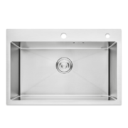 大白 304不锈钢厨房单槽加厚手工水槽 洗菜盆洗碗槽加深加厚 小单槽标准款（不含龙头）