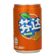 京东特价： 芬达  Fanta Mini  橙味汽水迷你摩登罐    整箱装 200ml*12罐