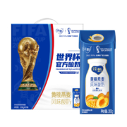 plus会员:蒙牛  纯甄 酸牛奶 黄桃燕麦口味 200g*10盒 世界杯定制装