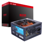大水牛（BUBALUS）额定400W 劲强400台式电脑电源（主动式PFC/12CM风扇/智能温控/支持背线/宽幅电压）