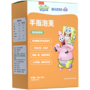 beazero未零海绵宝宝草莓蓝莓味手指泡芙儿童零食28g26.9元