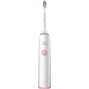 飞利浦（PHILIPS） 电动牙刷成人 声波震动牙刷 进口杜邦软毛刷头 引导式均衡洁齿净白 礼物 女士臻选--HX3226/粉色