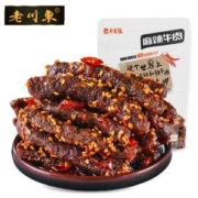 看球零食，老川东 麻辣牛肉干/五香牛肉丝/麻辣牛板筋 100g*3袋