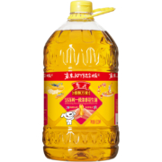 鲁花 香飘万家 5S物理压榨一级花生油6.09L