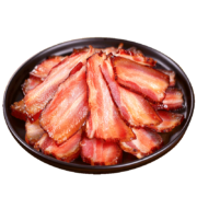 杨大爷烟熏腊味四川特产五花川味腊肉500g 需蒸煮加热即食