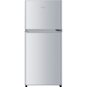 20点开始、需抢券、PLUS会员：Haier 海尔 BCD-118TMPA 直冷双门冰箱 118L 银色