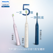 飞利浦（PHILIPS）电动牙刷成人牙刷电动hx2471情侣电动牙刷声波电动牙刷 HX2471/01深藏BLUE