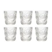 青苹果 冰川纹玻璃杯 矮款 250ml*6只
