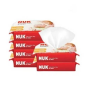 NUK 婴儿洗脸巾 棉柔巾 80抽*6包 2件