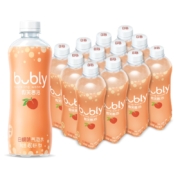 限地区：pepsi 百事 bubly微笑趣泡白桃味气泡水汽水 无糖 450ml*12瓶+纯水乐苏打水330ml*12瓶