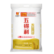 五得利面粉 八星雪花麦芯小麦粉5kg家庭通用中筋粉  多用途家用中馒头包子饺子饼面条面包烘焙