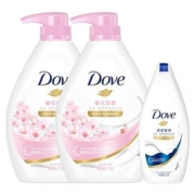 限地区、88VIP：Dove 多芬 樱花甜香滋养美肤沐浴露1KG*2+家庭装190ml