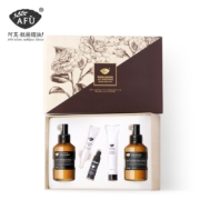 阿芙AFU玫瑰焕白5件套（调理液120ml乳100ml精华5ml眼霜5g洁面25g）大牌护肤品美妆套装礼盒美白祛斑正品