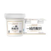 plus会员：新希望 达芬奇一桶纯酸奶340g*3桶*4件