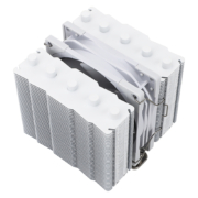 利民(Thermalright) SS110 WHITE 银魂 CPU散热器 110高度AGHP 5热管双塔 全电镀回流焊S-FDB性能风扇