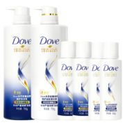 多芬(DOVE)密集滋养洗护组装 滋润修护干枯烫染受损发质（洗护700g×2+护发素200g+洗发乳200g）