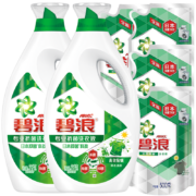 碧浪 Ariel 洗衣液强去渍杀除抑菌高效除螨草本清新香12斤(除螨2kg*2瓶+机洗500g*4袋)家庭装 包装随机