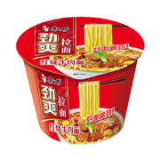 康师傅方便面泡面劲爽桶3桶装劲爽香辣红烧牛肉面多口味混搭速食