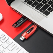 闪迪（SanDisk）64GB USB3.0 U盘 CZ48至尊高速 红色 读速130MB/s 安全可靠