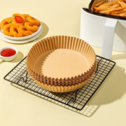 食品级材质！好久来 空气炸锅专用纸 100只 原木色