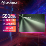 铭瑄（MAXSUN）256GB SSD固态硬盘SATA3.0接口 终结者系列 电脑升级高速读写版