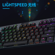 罗技（G）G913 TKL 蓝牙无线有线三模机械键盘  RGB背光 矮轴 无数字键盘 L轴（类红轴）