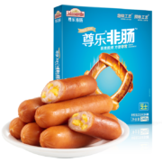 尊乐香肠 芝士味香肠240g 芝士肠 烧烤香肠 西式早餐热狗肠  火锅食材 脆皮口感 美式风味 肉肠 香肠