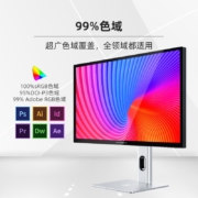 INNOCN 31.5英寸4K显示器 自动感光爱眼Type-C 90W无线投屏HDR400内置音箱 旋转升降 设计师电脑办公 32P1U