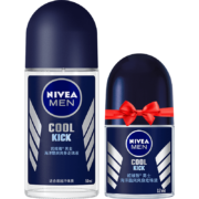 妮维雅（NIVEA）男士走珠止汗露 海洋酷爽 抑汗香体液套装62ml（50ml+12ml）