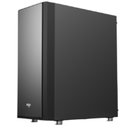 爱国者（aigo）筋斗云 F30钛灰色 宽体大箱 台式机电脑机箱 E-ATX/ATX主板/360冷排/30系显卡/钢化玻璃全侧透