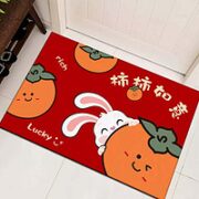 house&room 柿柿如意A款 入户门地垫  40*60cm