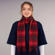 皇室御用！Lochcarron 100%纯羔羊毛围巾 ANSCL/CAM/M  直邮含税到手￥286