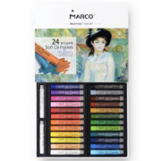 MARCO 马可 拉菲尼系列 重彩油画棒蜡笔 24色+2支白色重彩油画棒