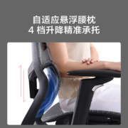 京东京造 Z9 Elite升级版 人体工学椅 电脑椅  办公椅 老板椅 学习椅 学生椅 升降腰枕 自负重线控底盘