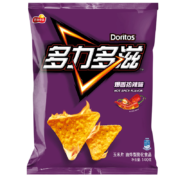 多力多滋 （Doritos）零食 休闲食品 玉米片 爆香热辣味140克 百事食品