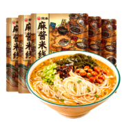 宛禾米线 麻酱米线243g*8袋+125g*1桶 *4件