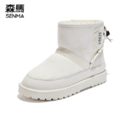 森马 雪地靴女冬 短靴潮