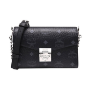 MCM 女士黑色链条单肩包 MWRAAME03BK0BLACK