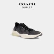 【立即购买】COACH/蔻驰奥莱男士时尚经典老花标志CITYSOLE跑鞋