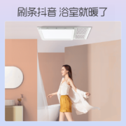 奥普（AUPU） 奥普浴霸 集成吊顶风暖浴霸浴室灯卫生间照明灯具超薄浴霸吹风换气五合一暖风风暖A6C 纤薄风暖A6-C【2400W+冷暖双段变光】
