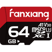 有券的上：梵想（FANXIANG）64GB TF（MicroSD）存储卡 A1 U3 V30 4K 读速85MB/s K1高速版 行车记录仪摄像机内存卡