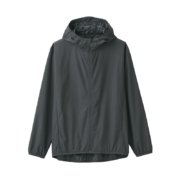 无印良品 MUJI 男式 不易沾水 防风夹克 ADK07A1A 深灰色 S