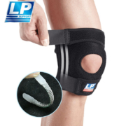 LP782运动护膝四弹簧支撑膝关节防护护具跑步篮球登髌骨稳固装备均码