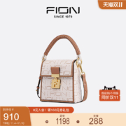 Fion/菲安妮老花小方包 2022新款时尚单肩手提包女包