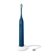 飞利浦（PHILIPS） 电动牙刷 成人声波震动牙刷 5种模式 全新软毛柔和亮白刷头 5效宝藏刷 深藏BLUE HX2471/01【5种清洁模式】