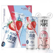 天猫U先：RIO 锐澳 鸡尾酒5度清爽+heypop气泡水 330ml*2罐